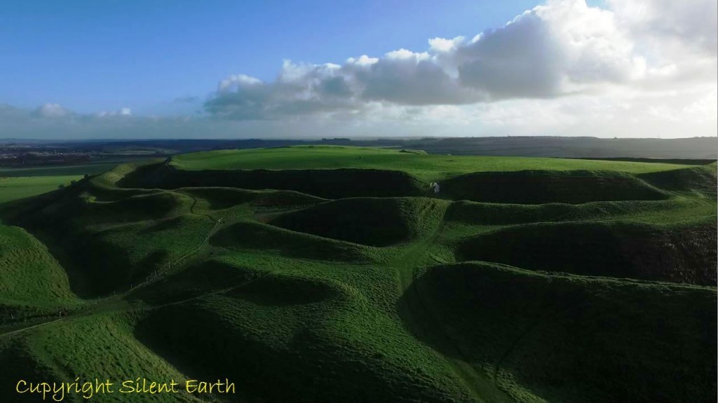 Maiden castle Dorset western entrance