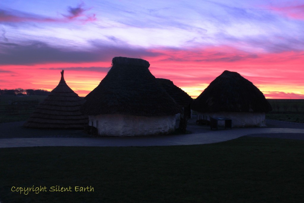 Neolithic houses Stonehenge