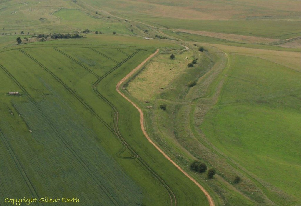 Wansdyke Wiltshire From The Air