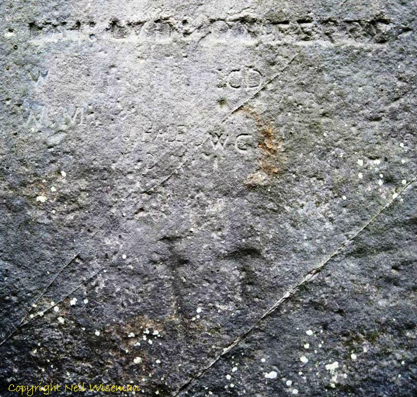 Axe and dagger carving Stonehenge