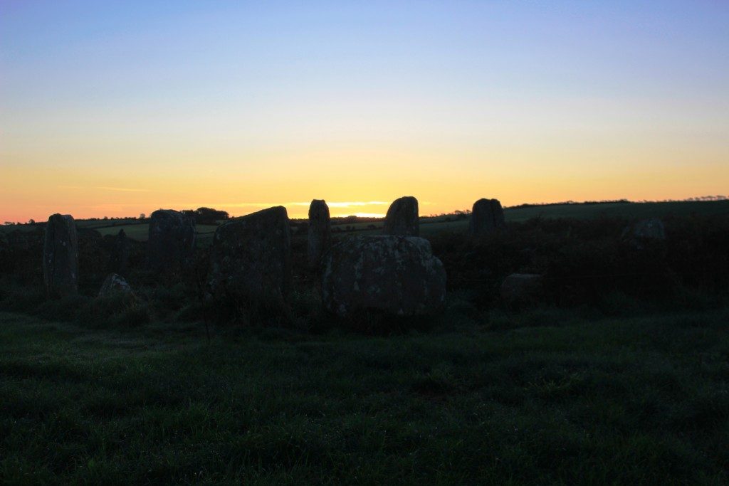 Equinox Sunrise at Bohonagh Stone Circle
